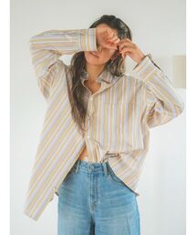 Ungrid | マルチストライプビッグシャツ(シャツ/ブラウス)