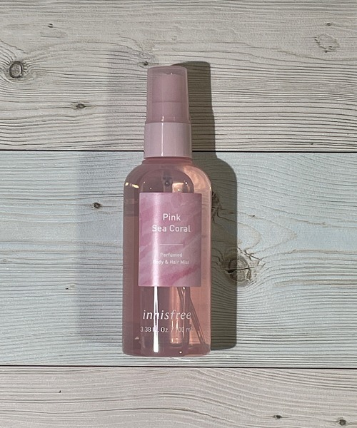 おしゃれスタ（オシャレスタ）の「韓流コスメ　innisfree イニスフリー パフュームド ボディ&ヘアミスト ピンクシーコーラル 100mL (GD)（フレグランスミスト・レディース・A・FREE）」の4枚目の写真