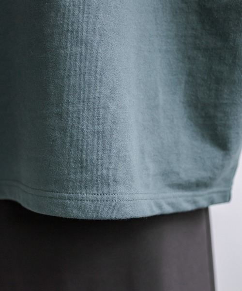 mystic（ミスティック）の「配色ハーフZIPスウェット（スウェット・レディース・グレー/グリーン/アイボリー/ダークグレー・FREE）」の10枚目の写真