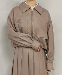 179/WG | フラットカラー ショートジャケット(その他アウター)