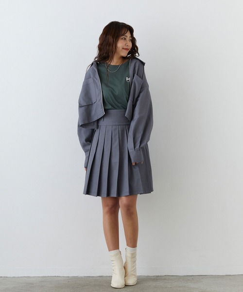 179/WG（イチナナキュウダブルジー）の「フラットカラー ショートジャケット（その他アウター・レディース・ベージュ/グレー/ブラック・MEDIUM）」の19枚目の写真