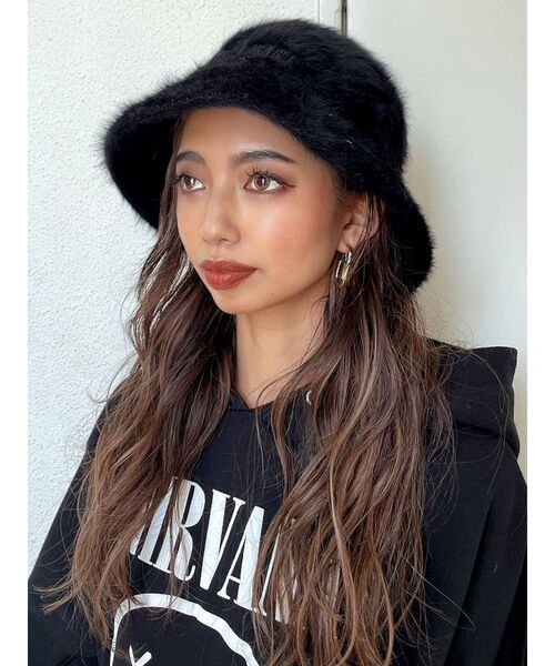 GYDA（ジェイダ）の「ADORABLE DOLLS GYDAバケットHAT（ハット・レディース・アイボリー/ブラック・FREE）」の3枚目の写真