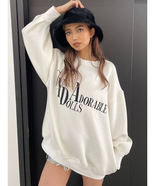 GYDA（ジェイダ）の「ADORABLE DOLLS GYDAバケットHAT（ハット・レディース・アイボリー/ブラック・FREE）」の7枚目の写真