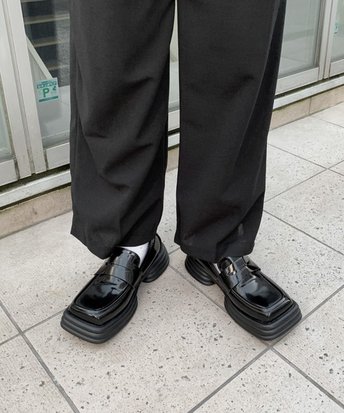 LVEU.（ラブユ.）の「Frilly salopette / フリルサロペット（サロペット/オーバーオール・レディース・ブラック/ライトブルー・FREE）」の12枚目の写真