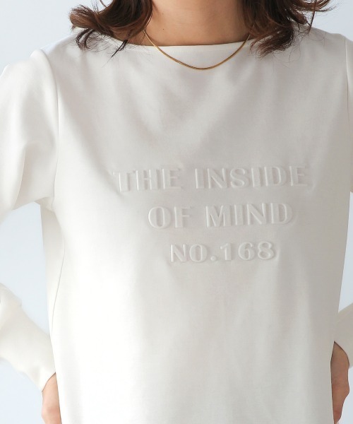 Bou Jeloud（ブージュルード）の「シャツドッキングエンボスプルオーバー（その他トップス・レディース・グレー/オフホワイト/ブラック・FREE）」の6枚目の写真