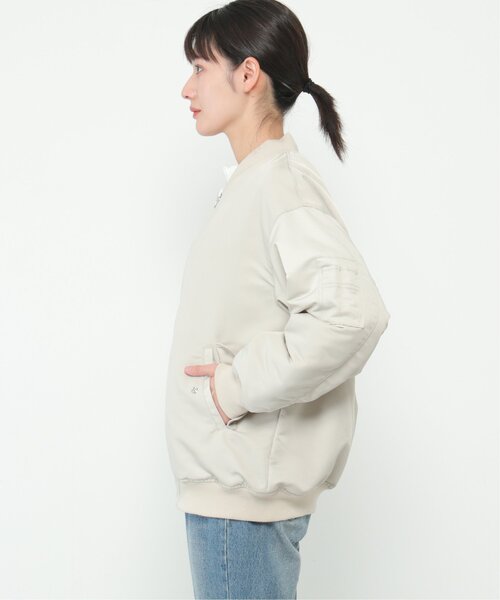 ikka（イッカ）の「2WAYキルトMA-1（MA-1・レディース・ブラック/グリーン系その他/オフホワイト・FREE）」の11枚目の写真