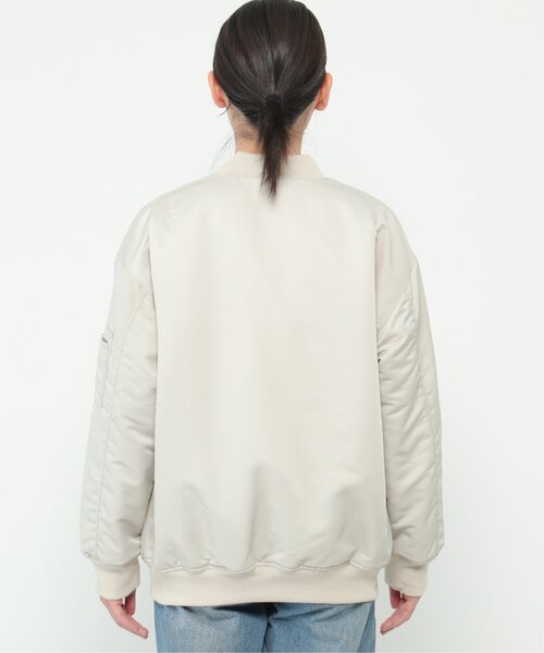 ikka（イッカ）の「2WAYキルトMA-1（MA-1・レディース・ブラック/グリーン系その他/オフホワイト・FREE）」の12枚目の写真