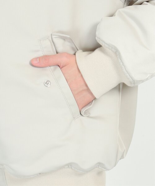 ikka（イッカ）の「2WAYキルトMA-1（MA-1・レディース・ブラック/グリーン系その他/オフホワイト・FREE）」の18枚目の写真