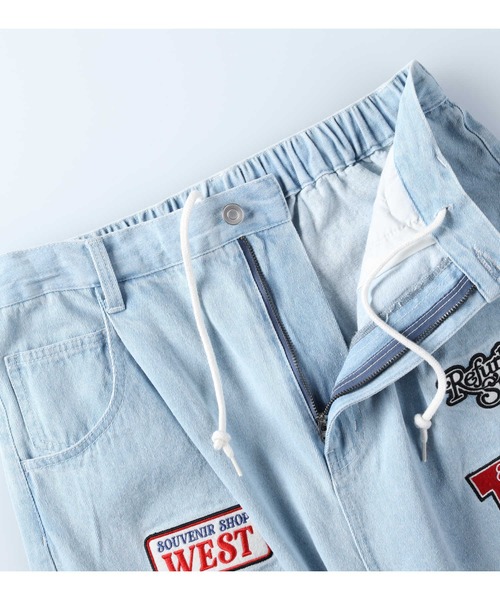 Right-on（ライトオン）の「【Refurbish】ユーズドライクワイドデニム（デニムパンツ・メンズ・ライトインディゴブルー/ダークインディゴブルー/ダークグレー・M/L/XL）」の7枚目の写真