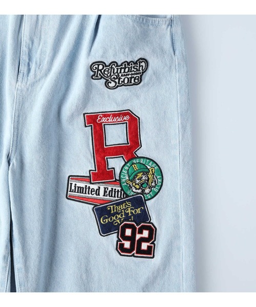 Right-on（ライトオン）の「【Refurbish】ユーズドライクワイドデニム（デニムパンツ・メンズ・ライトインディゴブルー/ダークインディゴブルー/ダークグレー・M/L/XL）」の10枚目の写真