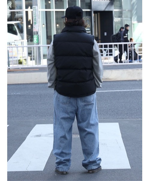 Right-on（ライトオン）の「【Refurbish】ユーズドライクワイドデニム（デニムパンツ・メンズ・ライトインディゴブルー/ダークインディゴブルー/ダークグレー・M/L/XL）」の19枚目の写真