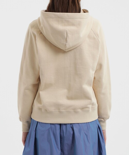 MACKINTOSH PHILOSOPHY(マッキントッシュ フィロソフィー)の「バッキンガムベア コットン裏毛フルジップパーカー(パーカー・レディース・ライトベージュ/ダークネイビー・38)」の7枚目の写真