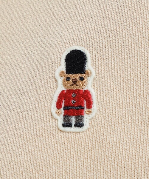 MACKINTOSH PHILOSOPHY(マッキントッシュ フィロソフィー)の「バッキンガムベア コットン裏毛フルジップパーカー(パーカー・レディース・ライトベージュ/ダークネイビー・38)」の9枚目の写真