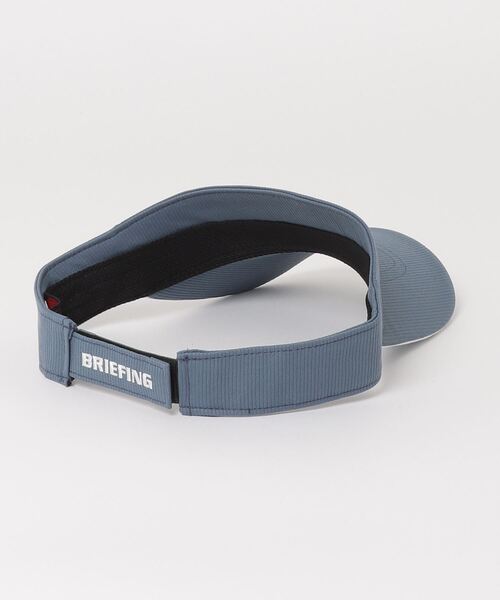 BRIEFING（ブリーフィング）の「【ブリーフィングゴルフ】MENS PIQUE VISOR（サンバイザー・メンズ・ブルー/ライトグレー/ブラウン・FREE）」の5枚目の写真