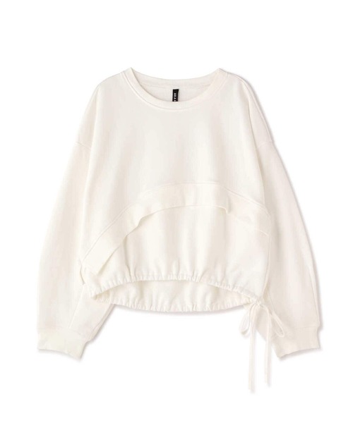 AULA AILA(アウラアイラ)の「AULA AILA/アウラアイラ / 別注スウェット(スウェット・レディース・ホワイト/ピンク・0)」の11枚目の写真