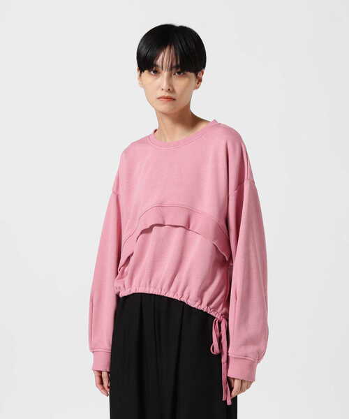 AULA AILA(アウラアイラ)の「AULA AILA/アウラアイラ / 別注スウェット(スウェット・レディース・ホワイト/ピンク・0)」の9枚目の写真