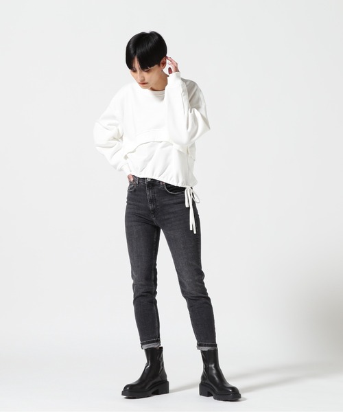 AULA AILA(アウラアイラ)の「AULA AILA/アウラアイラ / 別注スウェット(スウェット・レディース・ホワイト/ピンク・0)」の20枚目の写真