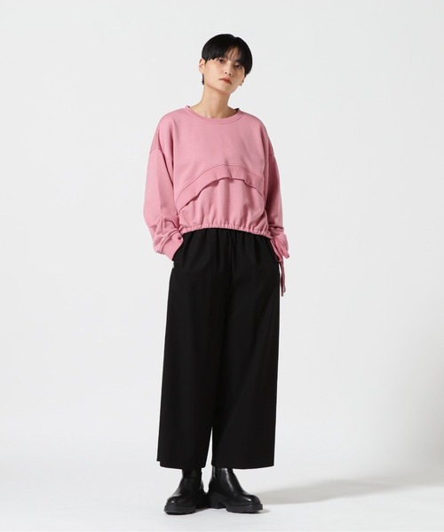 AULA AILA(アウラアイラ)の「AULA AILA/アウラアイラ / 別注スウェット(スウェット・レディース・ホワイト/ピンク・0)」の19枚目の写真