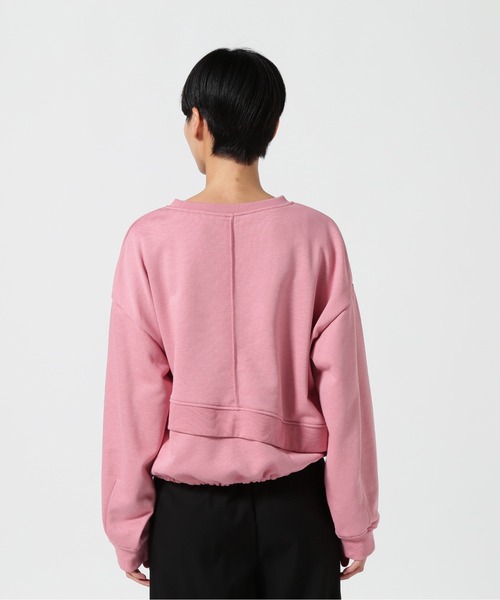 AULA AILA(アウラアイラ)の「AULA AILA/アウラアイラ / 別注スウェット(スウェット・レディース・ホワイト/ピンク・0)」の16枚目の写真