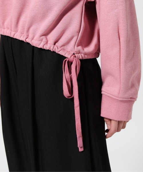 AULA AILA(アウラアイラ)の「AULA AILA/アウラアイラ / 別注スウェット(スウェット・レディース・ホワイト/ピンク・0)」の13枚目の写真