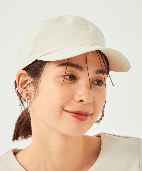 green label relaxing（グリーンレーベルリラクシング）の「C/NY キャップ ー UVカット・ウォッシャブル ー（キャップ・レディース・ブラック/その他1/ベージュ/モカ/ネイビー/ナチュラル・FREE）」の19枚目の写真