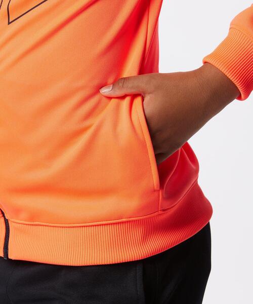 UNDER ARMOUR(アンダーアーマー)の「UAトラックジャケット(トレーニング/キッズ)(その他アウター・キッズ・レッド系その他/ブラック×ホワイト・120cm/150cm/130cm/140cm/160cm)」の6枚目の写真