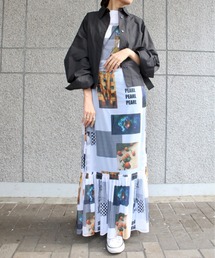 Scrap Book | 【Scrap Book】シアープリントワンピ(ワンピース)