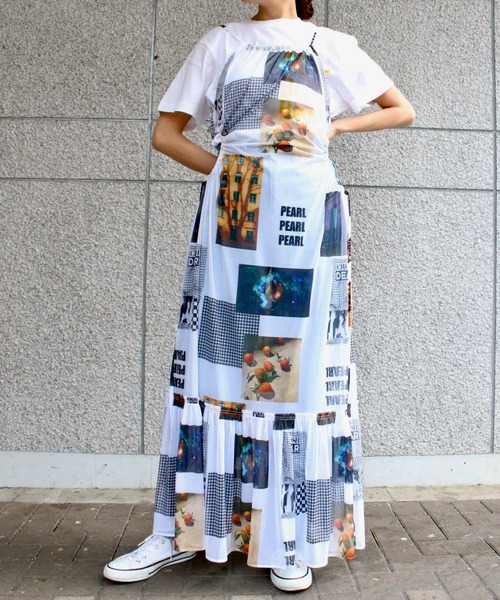 Scrap Book（スクラップブック）の「【Scrap Book】シアープリントワンピ（ワンピース・レディース・ホワイト・FREE）」の5枚目の写真