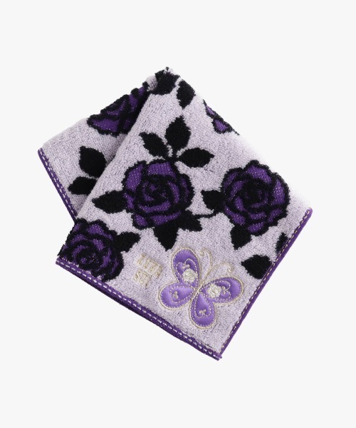 ANNA SUI（アナスイ）の「ローズ柄タオルハンカチ（ハンカチ