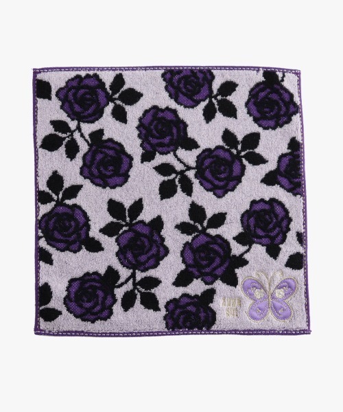 ANNA SUI（アナスイ）の「ローズ柄タオルハンカチ（ハンカチ