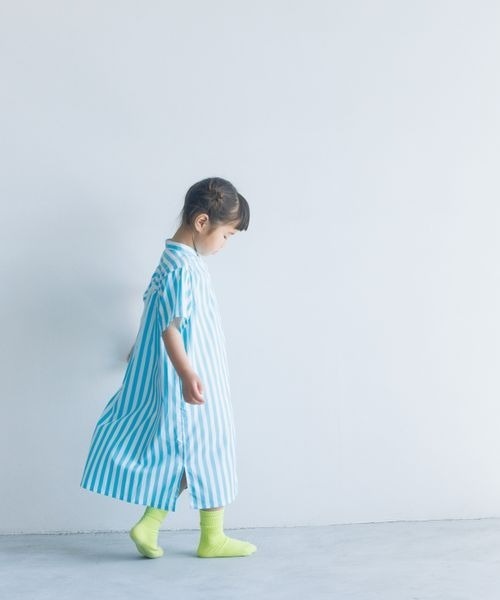 LOWRYS FARM（ローリーズファーム）の「ストライプシャツワンピース