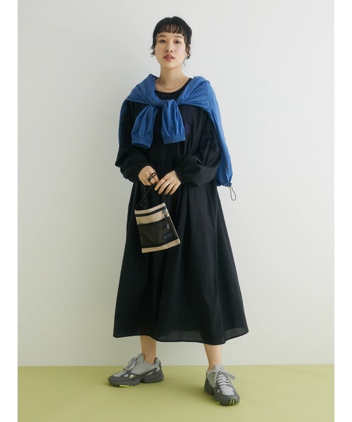 CRAFT STANDARD BOUTIQUE（クラフトスタンダードブティック）の「インドコットン ボリュームスリーブ刺繍ワンピース　◆（ワンピース・レディース・ブラック/オフホワイト/ピンク・FREE）」の17枚目の写真