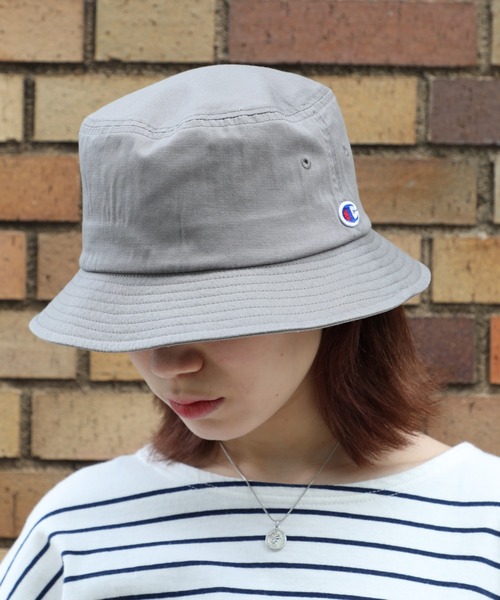 Champion（チャンピオン）の「【Champion】バケットハット 587-001A（ハット・メンズ・ブラック/オフホワイト/ネイビー/グレー/マルチ・FREE）」の3枚目の写真