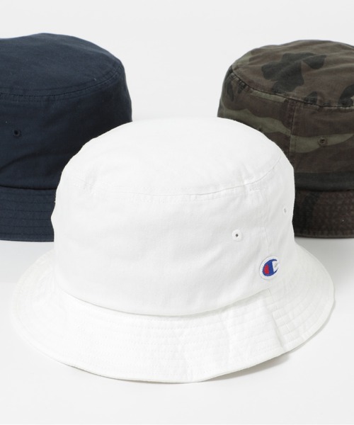 Champion（チャンピオン）の「【Champion】バケットハット 587-001A（ハット・メンズ・ブラック/オフホワイト/ネイビー/グレー/マルチ・FREE）」の7枚目の写真