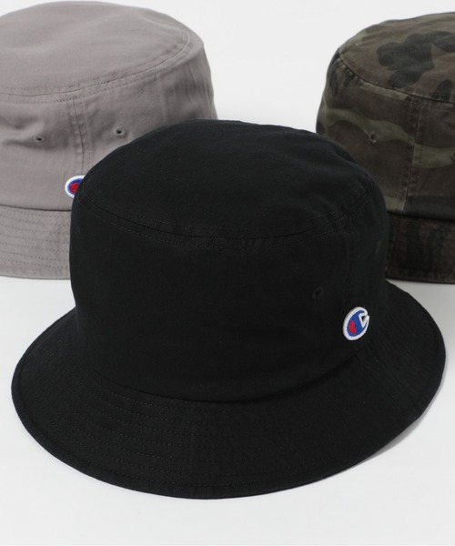 Champion（チャンピオン）の「【Champion】バケットハット 587-001A（ハット・メンズ・ブラック/オフホワイト/ネイビー/グレー/マルチ・FREE）」の8枚目の写真