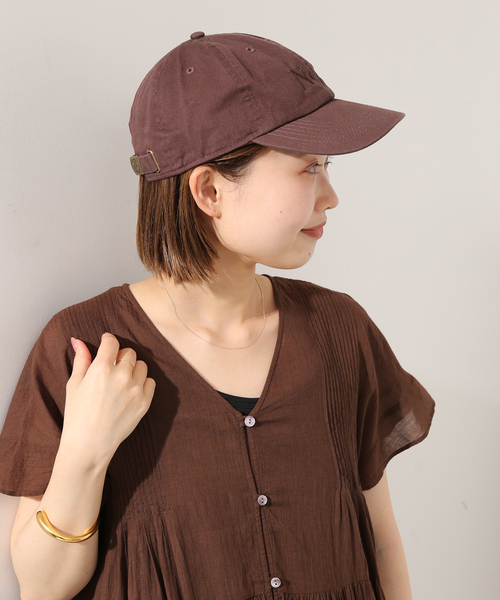 SLOBE IENA(スローブイエナ)の「【newhattan/ニューハッタン】SLOBE別注シシュウキャップ(キャップ・レディース・ベージュ/ブルー系その他/ブラウン・FREE)」の8枚目の写真