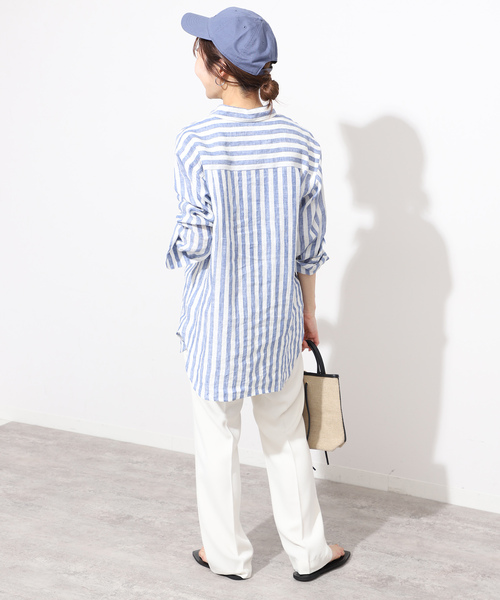 SLOBE IENA(スローブイエナ)の「【newhattan/ニューハッタン】SLOBE別注シシュウキャップ(キャップ・レディース・ベージュ/ブルー系その他/ブラウン・FREE)」の14枚目の写真