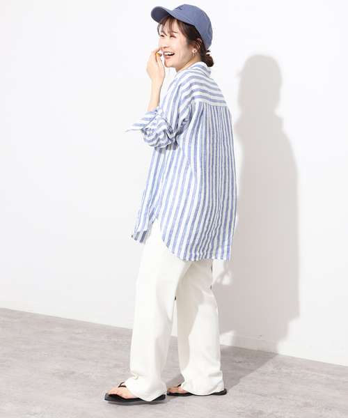 SLOBE IENA(スローブイエナ)の「【newhattan/ニューハッタン】SLOBE別注シシュウキャップ(キャップ・レディース・ベージュ/ブルー系その他/ブラウン・FREE)」の15枚目の写真