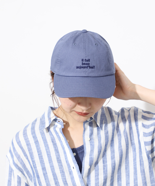SLOBE IENA(スローブイエナ)の「【newhattan/ニューハッタン】SLOBE別注シシュウキャップ(キャップ・レディース・ベージュ/ブルー系その他/ブラウン・FREE)」の16枚目の写真