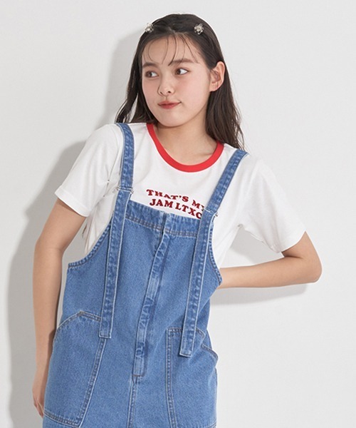 LOVETOXIC（ラブトキシック）の「アソートチビ半T（Tシャツ/カットソー・キッズ・ブラック/マルチ/レッド/オフホワイト・L/M/S）」の3枚目の写真