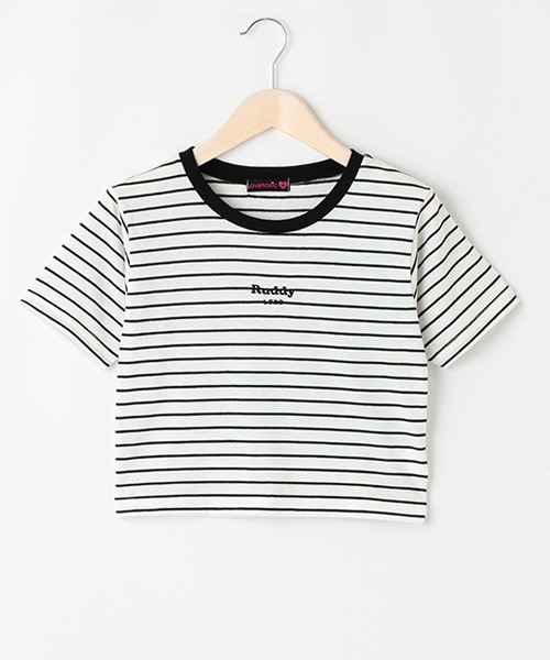 LOVETOXIC（ラブトキシック）の「アソートチビ半T（Tシャツ/カットソー・キッズ・ブラック/マルチ/レッド/オフホワイト・L/M/S）」の14枚目の写真