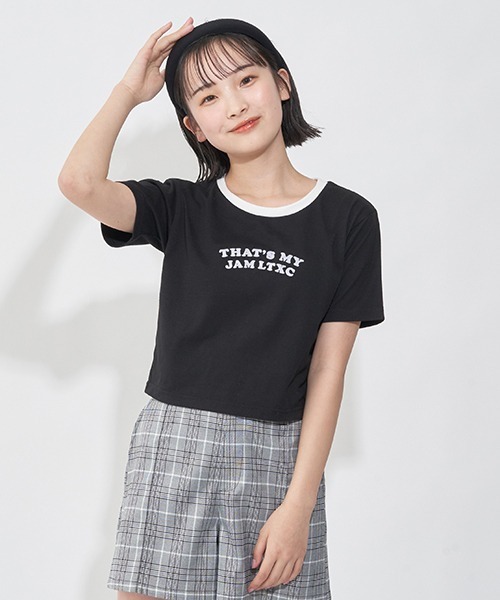 LOVETOXIC（ラブトキシック）の「アソートチビ半T（Tシャツ/カットソー・キッズ・ブラック/マルチ/レッド/オフホワイト・L/M/S）」の20枚目の写真