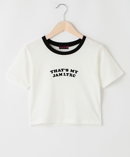 LOVETOXIC（ラブトキシック）の「アソートチビ半T（Tシャツ/カットソー・キッズ・ブラック/マルチ/レッド/オフホワイト・L/M/S）」の18枚目の写真