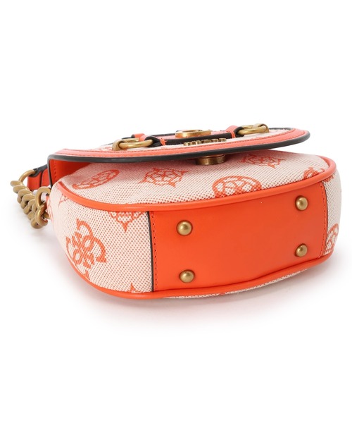 Guess（ゲス）の「IZZY Mini Crossbody Flap（ショルダーバッグ・レディース・オレンジ/ホワイト・ONE SIZE）」の13枚目の写真