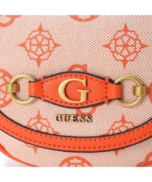 Guess（ゲス）の「IZZY Mini Crossbody Flap（ショルダーバッグ・レディース・オレンジ/ホワイト・ONE SIZE）」の10枚目の写真