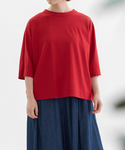 ノップドゥノッド nop de nod ClocheUSコットン5分袖Tシャツ （ブラック） ノップドゥノッド nop de nod ClocheUSコットン5分袖Tシャツ