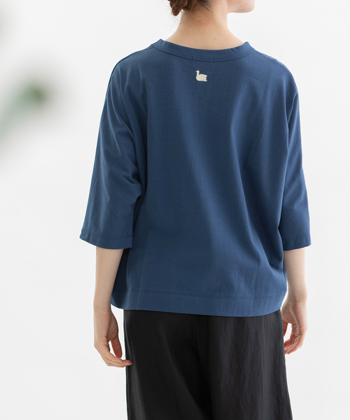 tシャツ Cloche USコットン5分袖Tシャツ レディース Cloche USコットン5分袖Tシャツ（Tシャツ/カットソー）｜nop de
