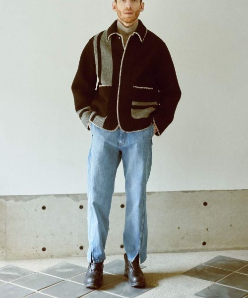 KIIT（キート）の「KIIT SENTER SLIT PANTS (KIP-P93A-006)（デニムパンツ・メンズ・インディゴブルー・2/3/1）」の2枚目の写真