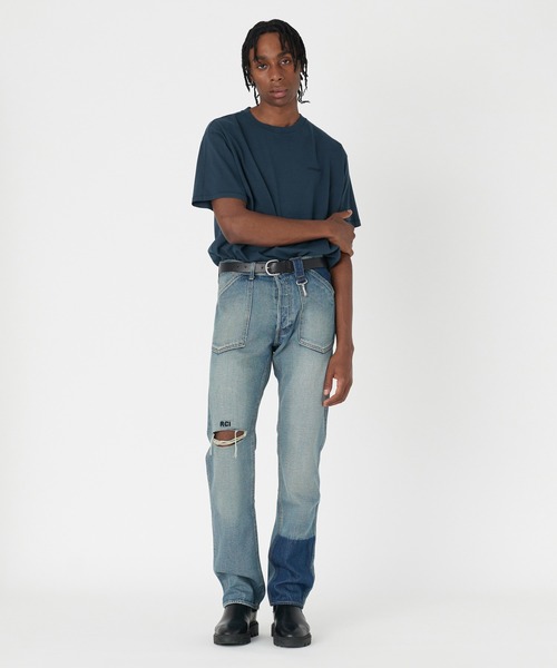 Levi's（リーバイス）の「Levi's/リーバイス RED TAB ヴィンテージ Tシャツ ブルー GARMENT DYE DRESS BLUES（Tシャツ/カットソー・メンズ・ブルー・S/L/M/XL）」の11枚目の写真