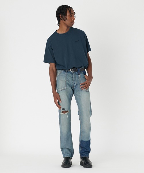 Levi's（リーバイス）の「Levi's/リーバイス RED TAB ヴィンテージ Tシャツ ブルー GARMENT DYE DRESS BLUES（Tシャツ/カットソー・メンズ・ブルー・S/L/M/XL）」の12枚目の写真